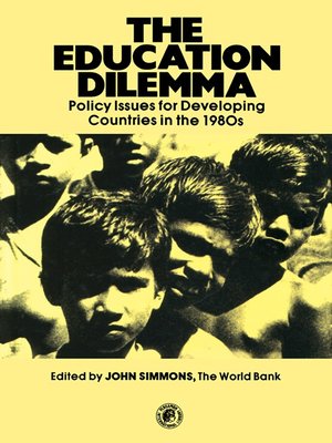 cover image of The Education Dilemma